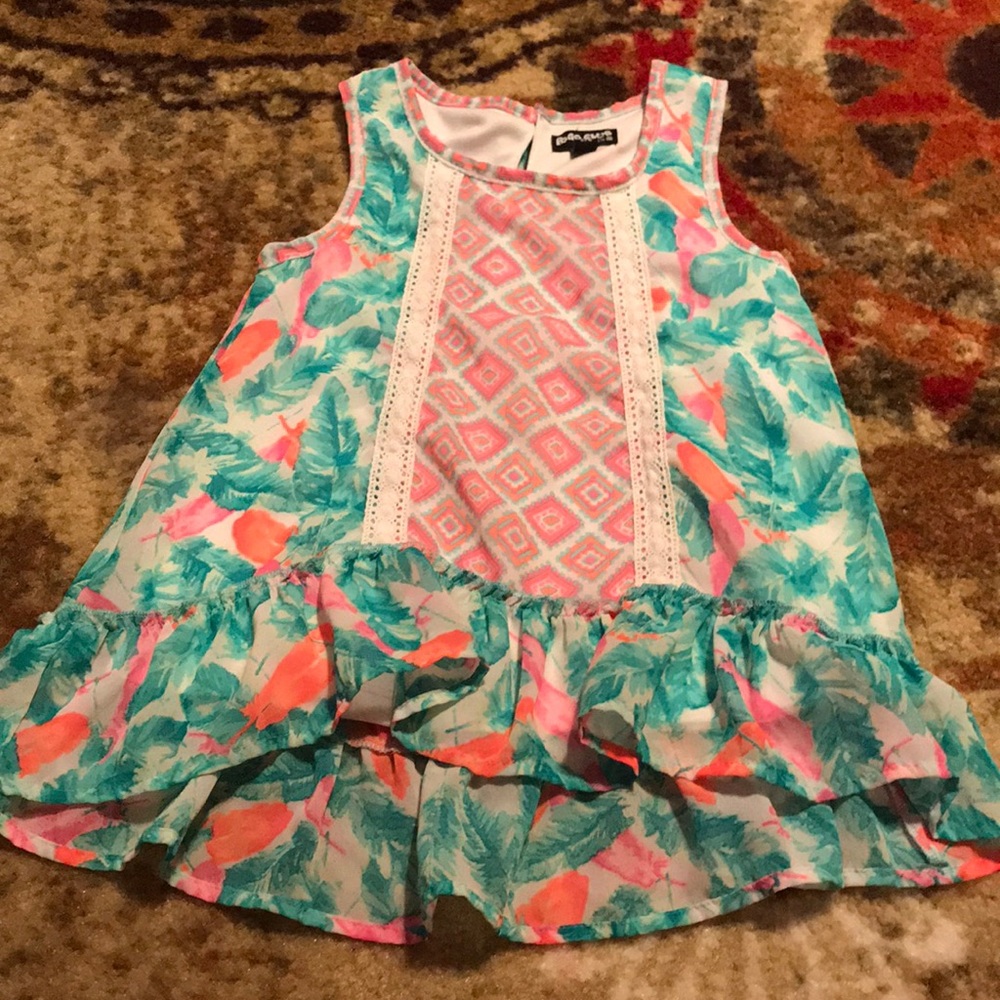 Sheer feather 5/6 sheer tank